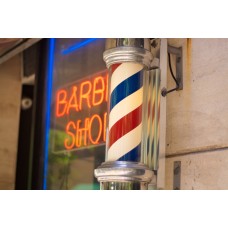 Външна обозначителна табела за бръснарница- Barber Pole